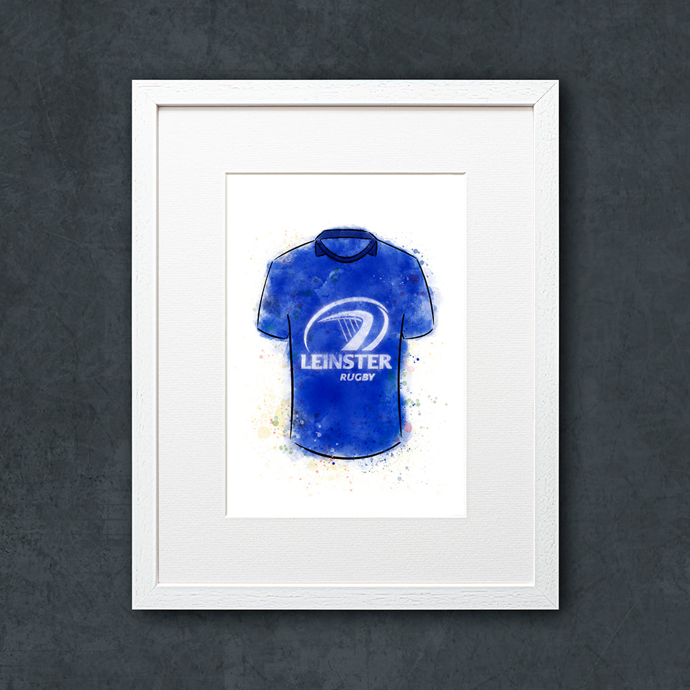 Leinster Rugby Shirt Illustration