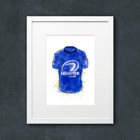 Leinster Rugby Shirt Illustration