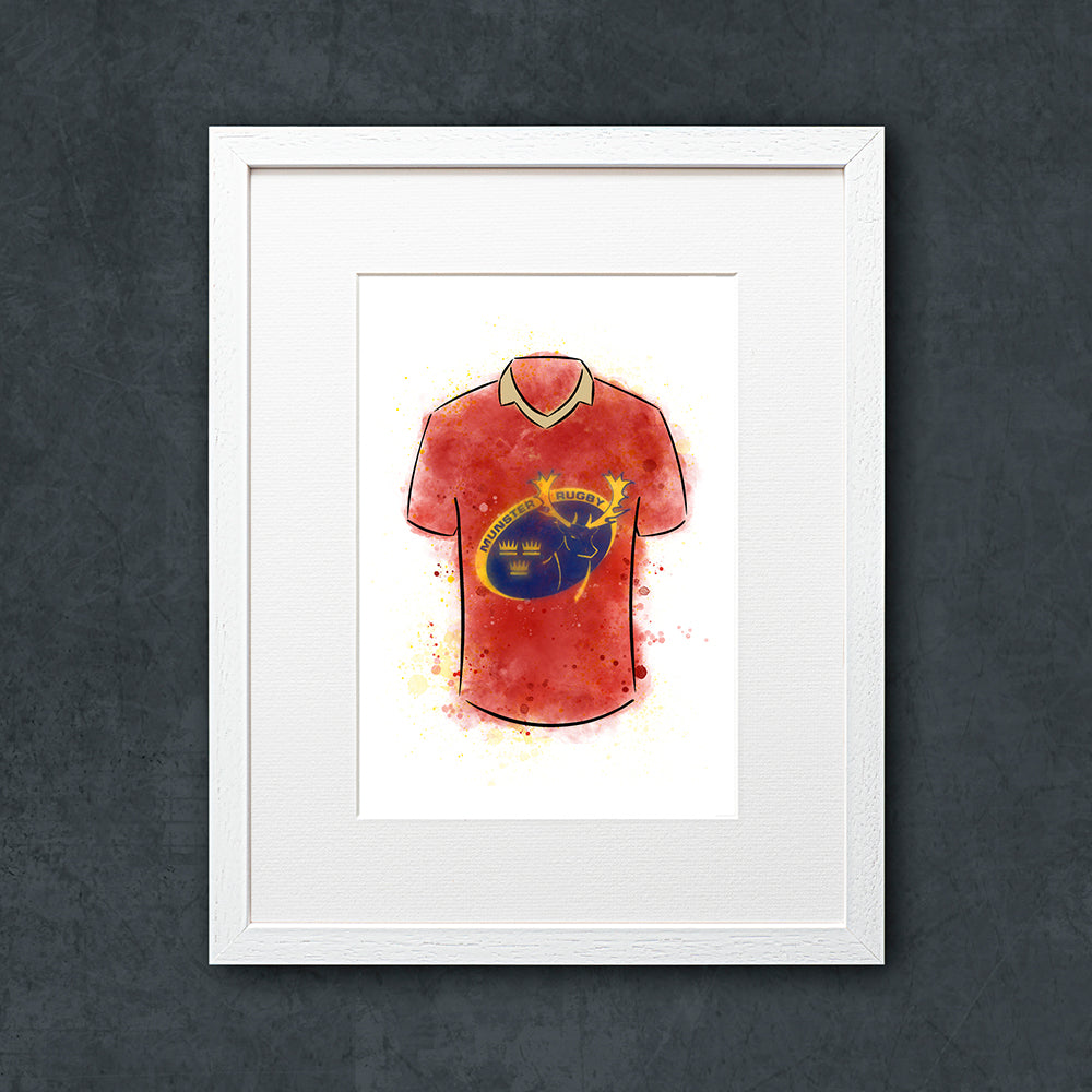 Munster Rugby Shirt Illustration