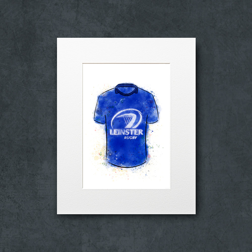 Leinster Rugby Shirt Illustration